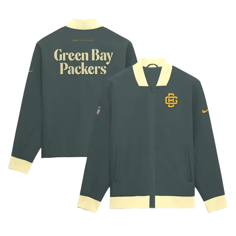 Green Bay Packers Nike Rivalries Bomber Jacket
