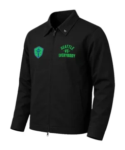 Alternative view of Seattle Sounders Vs Everybody x Paper Planes Work Jacket