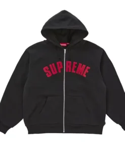 Supreme Arc Thermal Lined Zip Up Hooded Sweatshirt