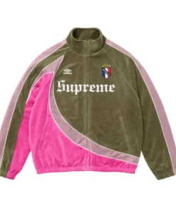 Supreme Velour Track Jacket - Image 4