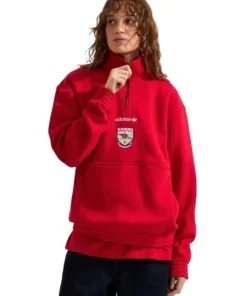 Arsenal Adidas 2026 27 EQT Half-Zip Sweatshirt
