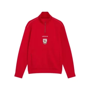 Arsenal Adidas EQT Half-Zip Pullover Sweatshirt