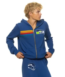 Aviator Nation Seahawks Zip-Up Hoodie - Image 2
