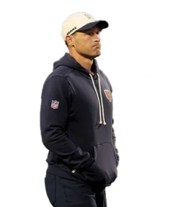 Ben Johnson 2026 Chicago Bears Logo Sideline Hoodie