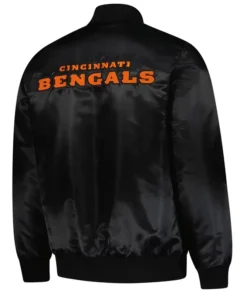 Cincinnati Bengals Starter Black Satin Jacket