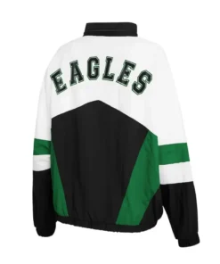 Erin Andrews Philadelphia Eagles Crinkle Windbreaker Jacket - Image 4