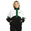 Erin Andrews Philadelphia Eagles Crinkle Windbreaker Jacket