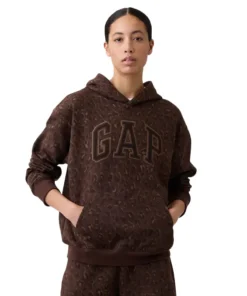 Gap Leopard Print Hoodie