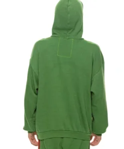 Green Bay Packers Aviator Nation Green Relaxed Tri-Blend Hoodie - Image 2