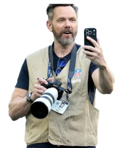 Joel McHale NFL Media Vest