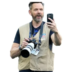 Joel McHale NFL Media Vest