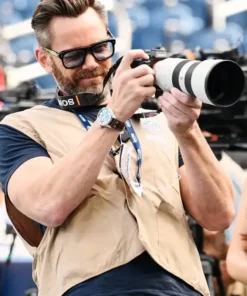 Alternative view of Joel McHale NFL Media Vest