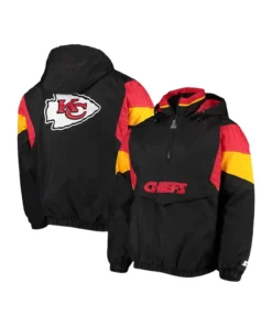 Kansas City Chiefs Starter Quarter-Zip Breakaway Jacket