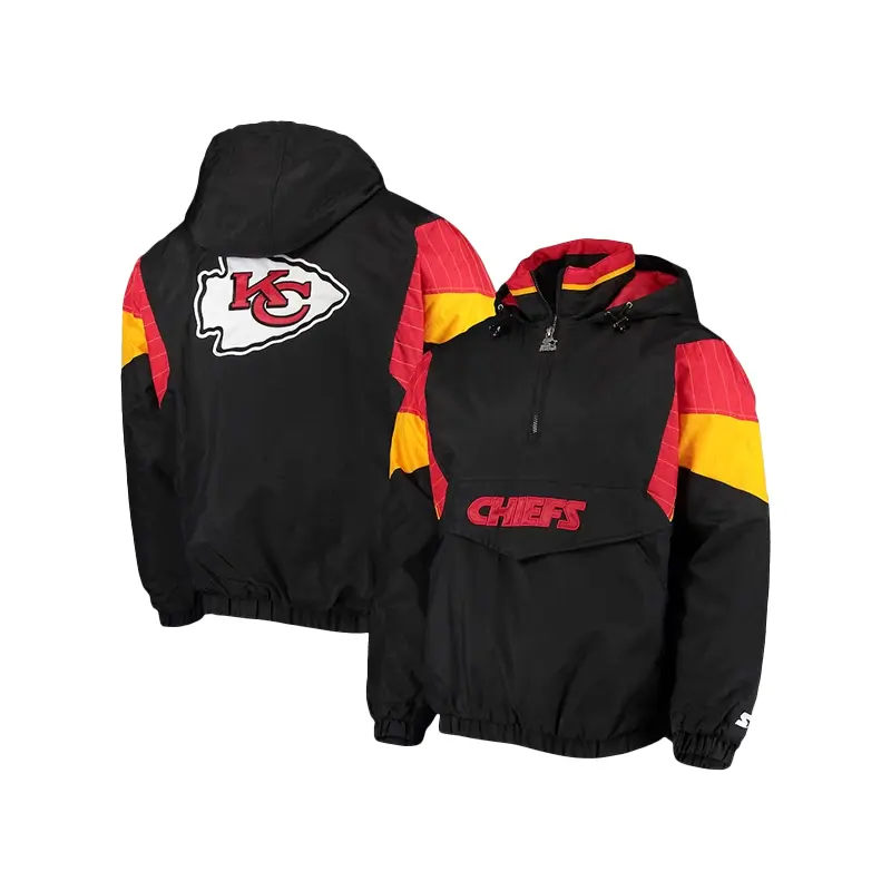 Kansas City Chiefs Starter Quarter-Zip Breakaway Jacket