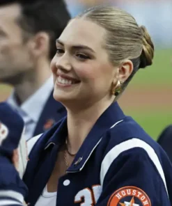 Kate Upton Astros Varsity Jacket - Image 2