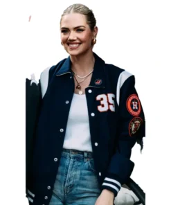 Kate Upton Astros Varsity Jacket