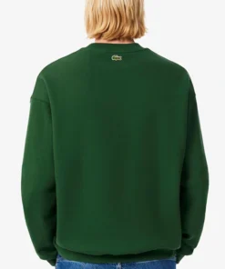 Lacoste Heritage Embroidery Fleece Sweatshirt - Image 2
