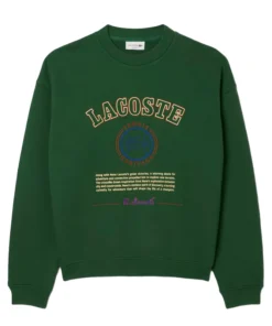 Lacoste Heritage Embroidery Fleece Sweatshirt