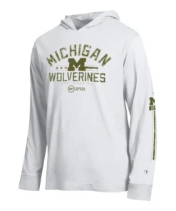 Michigan Wolverines Operation Hat Trick Hooded Long Sleeve T-Shirt