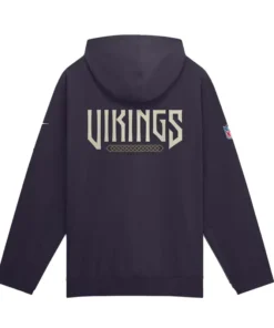 Minnesota Vikings Nike Rivalries Anorak - Image 3