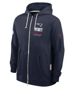 Alternative view of New England Patriots Nike Sideline Full-Zip Hoodie