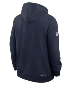New England Patriots Nike Sideline Full-Zip Hoodie - Image 3