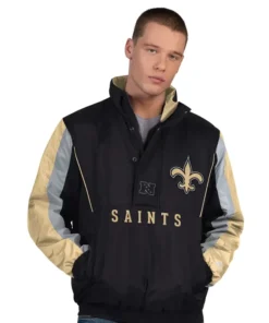 New Orleans Saints Starter Thursday Night Gridiron Half-Zip Jacket