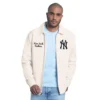 New York Yankees Starter White Franchise Full-Zip Jacket