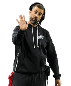 Nick Sirianni 2026 Philadelphia Eagles Logo Sideline Hoodie
