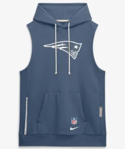 2026 Nike New England Patriots Rivalries Sideline Sleeveless Hoodie