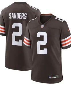 Nike Shedeur Sanders Brown Cleveland Brown Jersey