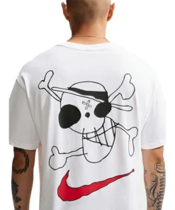 Nike x One Piece White T-Shirt - Image 2