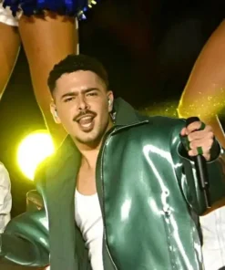 Pedro Sampaio Half Time Show Green Jacket - Image 3