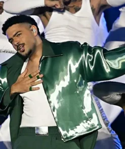 Pedro Sampaio Half Time Show Green Jacket - Image 2
