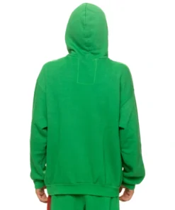 Philadelphia Eagles Aviator Nation Kelly Green Relaxed Tri-Blend Hoodie - Image 2