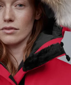 Red Canada Goose Jacket - Image 4