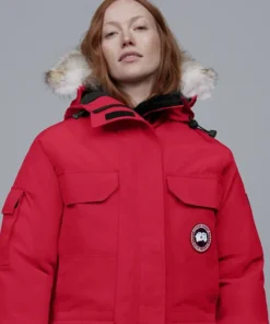 Alternative view of Red Canada Goose Jacket