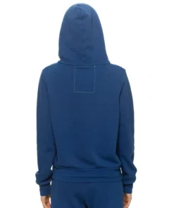 Seattle Seahawks Aviator Nation College Navy Tri-Blend Full-Zip Hoodie - Image 2