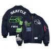 Seattle Seahawks New Era x Alpha Industries MA-1 Full-Zip Jacket