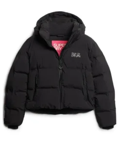Superdry Hooded Boxy Puffer Jacket - Image 3
