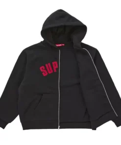 Alternative view of Supreme Arc Thermal Lined Zip Up Hooded Sweatshirt