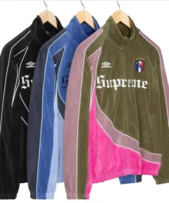 Supreme Velour Track Jacket