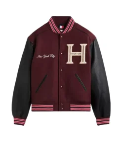 Alternative view of Tommy Hilfiger Mixed-Media Varsity Jacket