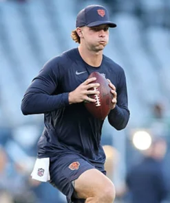 Tyson Bagent 2026 Chicago Bears Nike Long Sleeve T-Shirt - Image 2