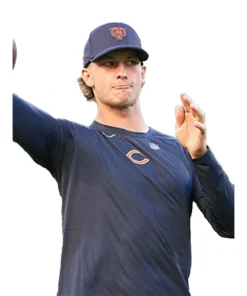Tyson Bagent 2026 Chicago Bears Nike Long Sleeve T-Shirt