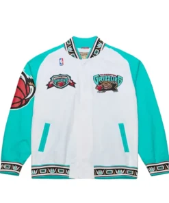 Vancouver Grizzlies White 1995 Warm Up Jacket