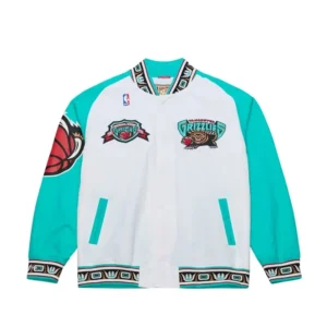 Vancouver Grizzlies White 1995 Warm Up Jacket