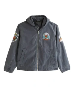 Chicago Bears Hooded Bomber Jacket