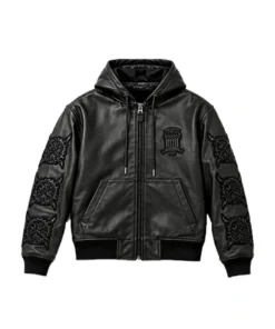 Ken Carson Avirex x Cartunez Leather Jacket