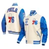 Philadelphia 76ers Retro Classic Varsity Full-Zip Jacket